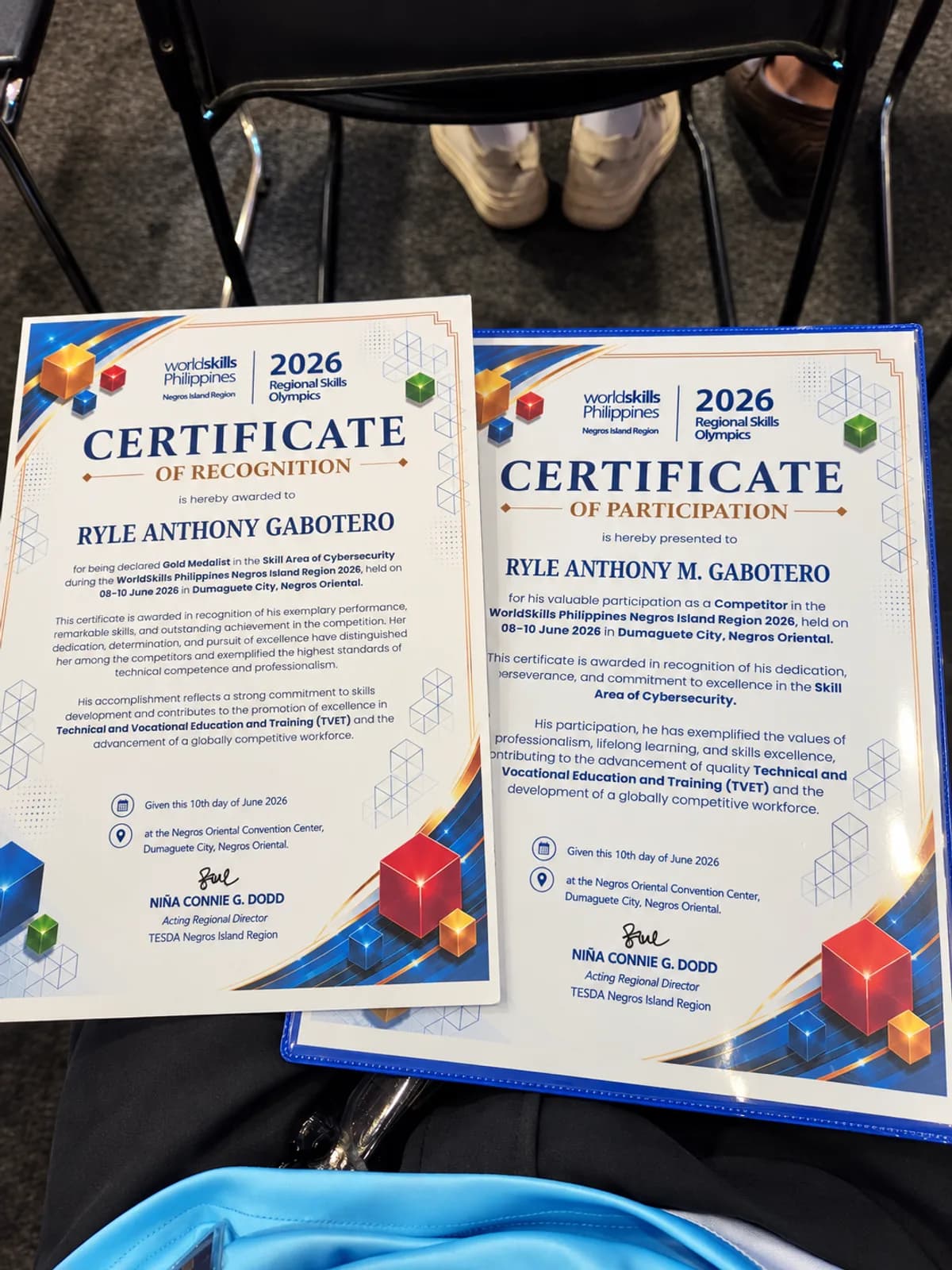 Recognition and participation certificates