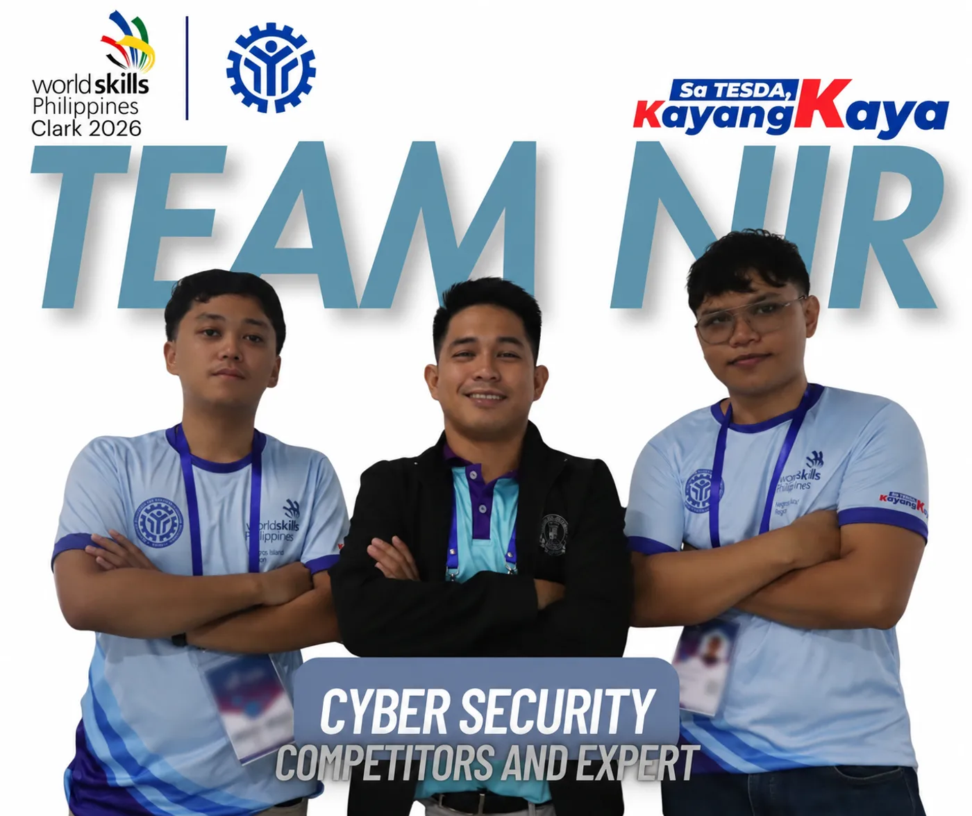 Team NIR Cyber Security competitors with their expert